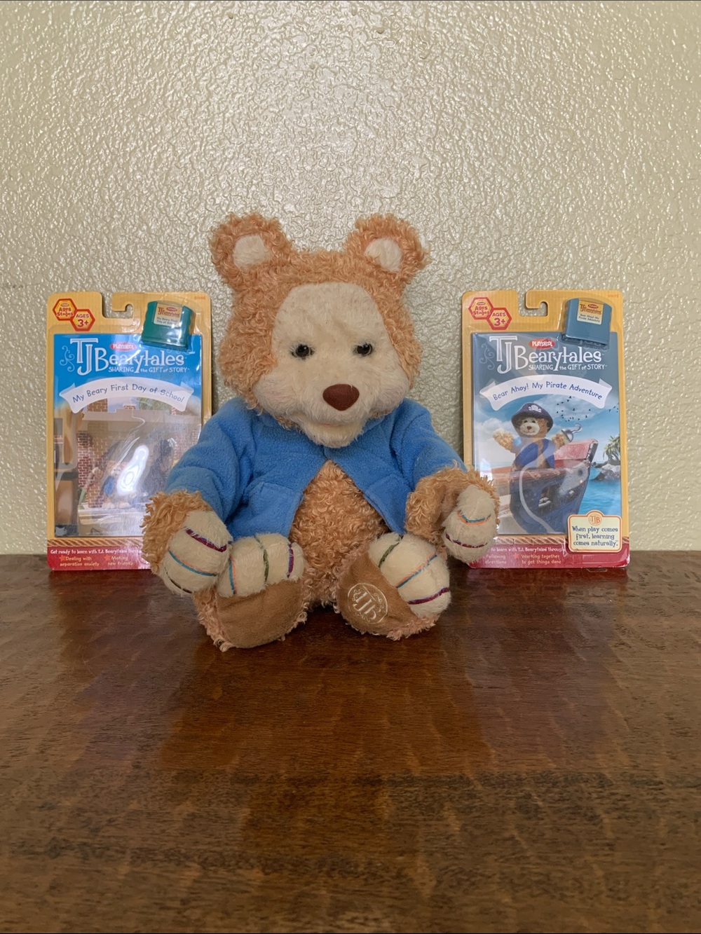 Hasbro Playskool TJ Bearytales Talking Interactive Storytelling 3pc Plush Toy